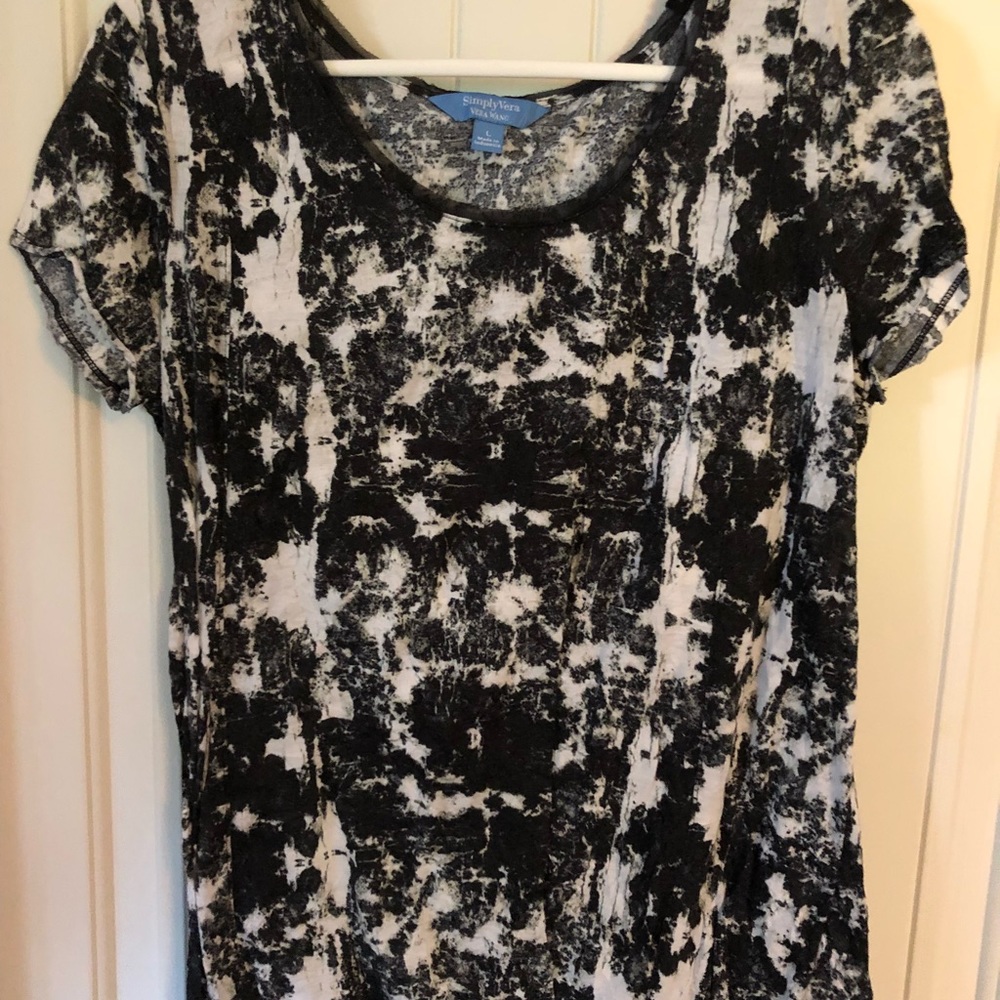 Black and White Pattern Tee